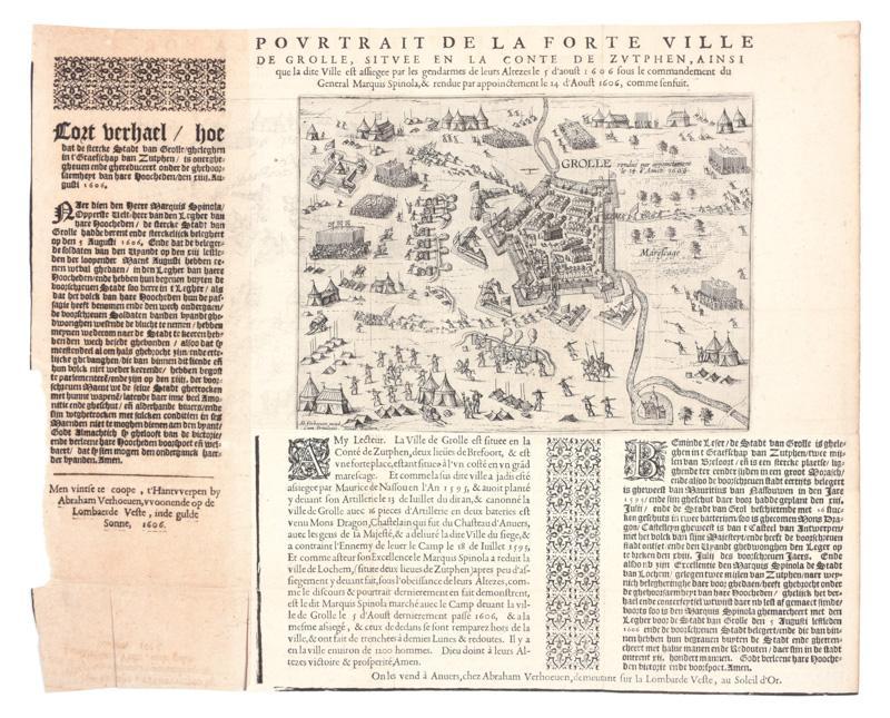 Abraham Verhoeven krant met schets