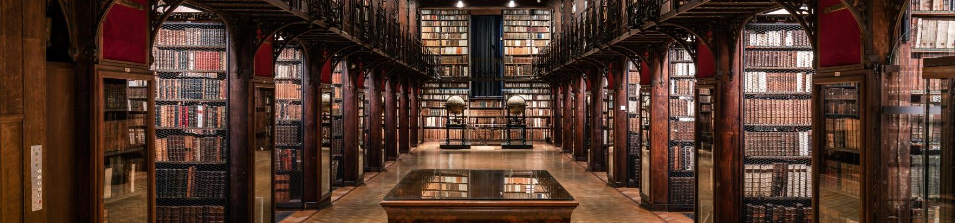 De magische Nottebohmzaal van de Erfgoedbibliotheek Hendrik Conscience