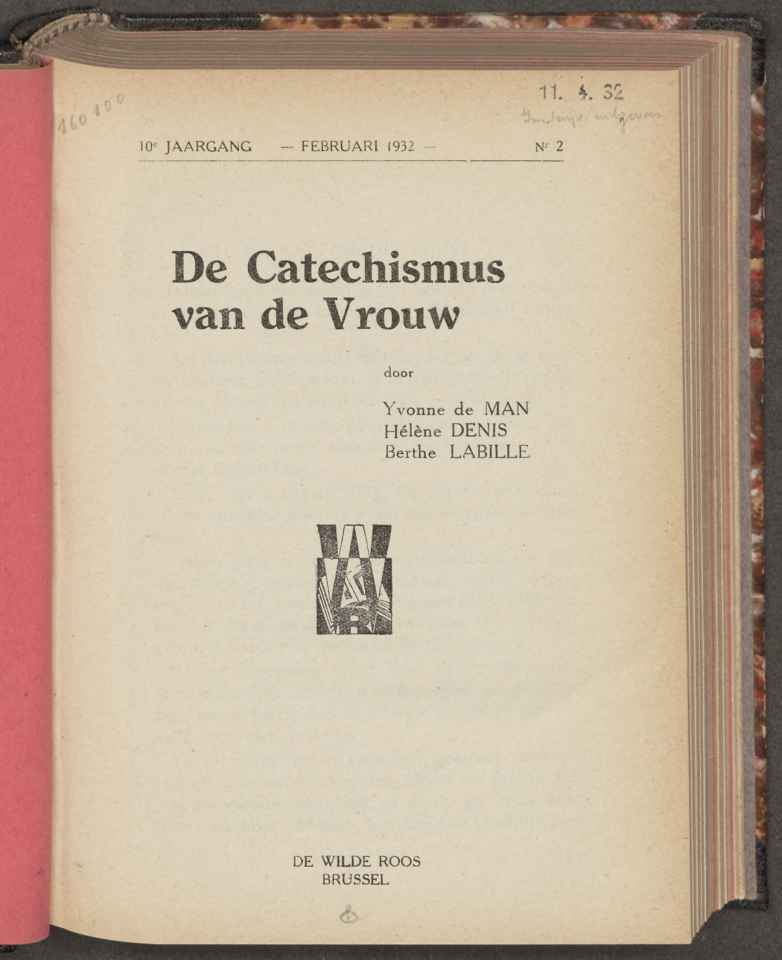 Titelblad Catechismus van de vrouw