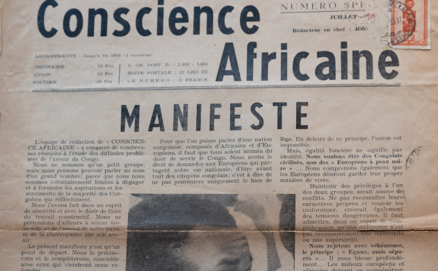 Voorblad van Conscience Africaine Manifeste