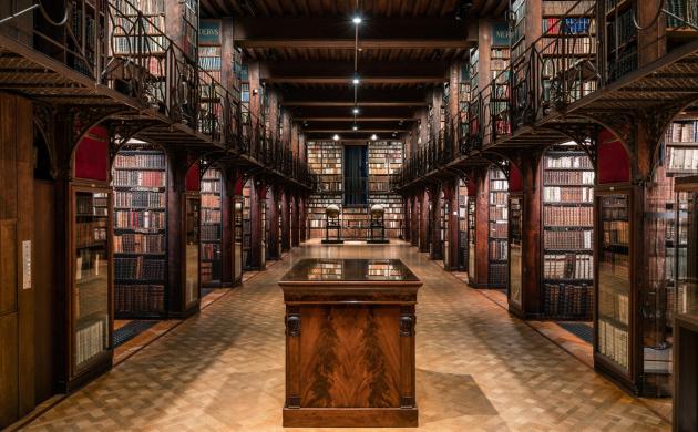 De magische Nottebohmzaal van de Erfgoedbibliotheek Hendrik Conscience