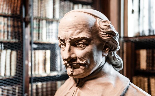 Beeld Hendrik Conscience in de Nottebohmzaal 