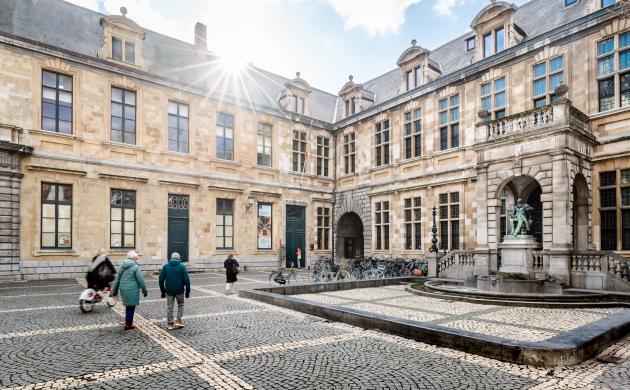 Sfeerbeeld Conscienceplein met zicht op Nottebohmzaal
