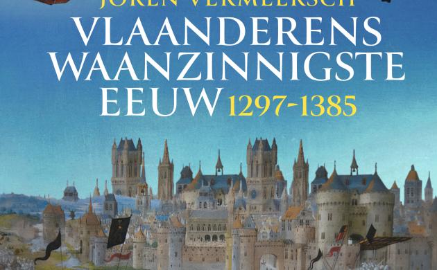 Cover van het boek 'Vlaanderens Waanzinnigste Eeuw' van Joren Vermeersch